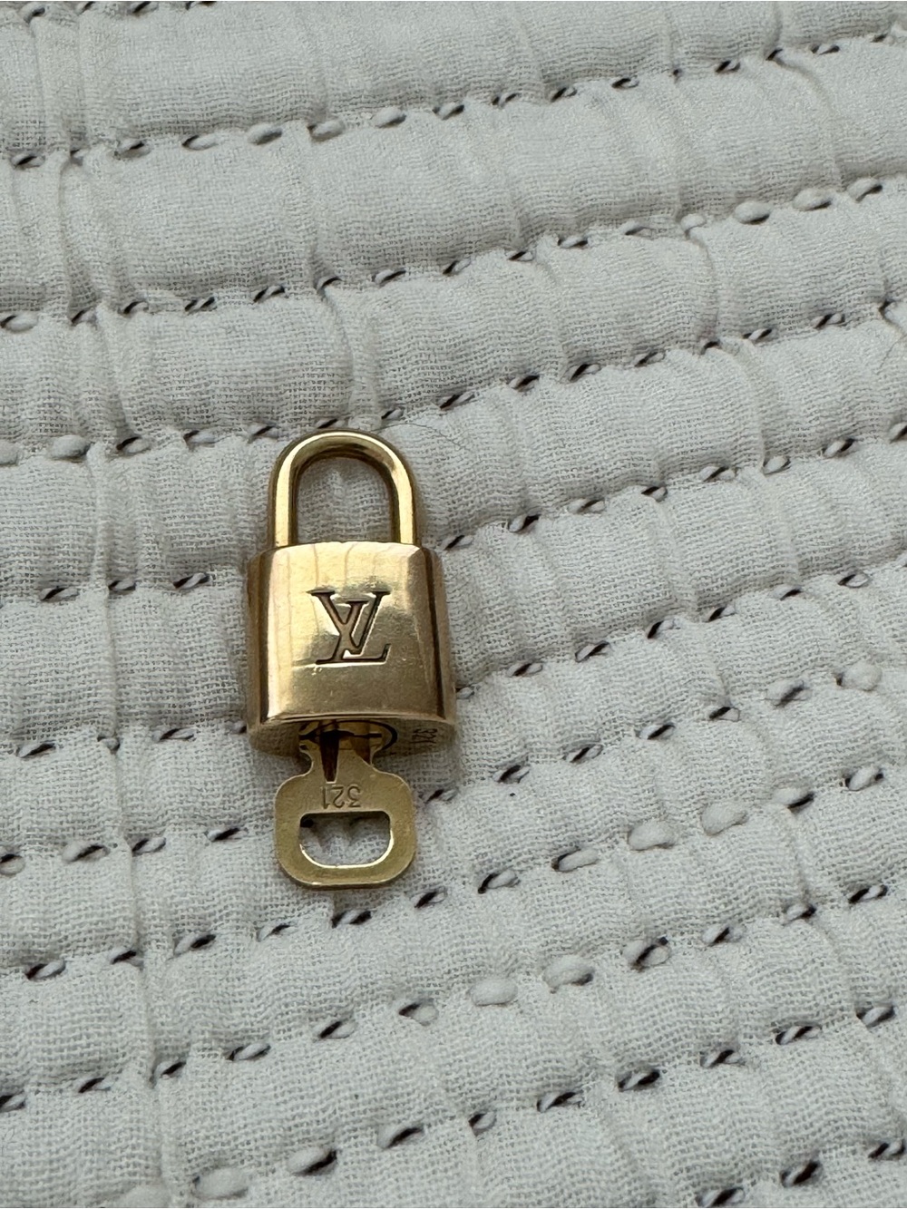 Louis Vuitton Vintage Padlock & Matching Key #321